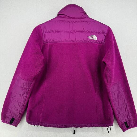 THE NORTH FACE Jacket Womens S 550 Goose Down Denali Fleece Full Zip Winter Pink - Picture 5 of 15